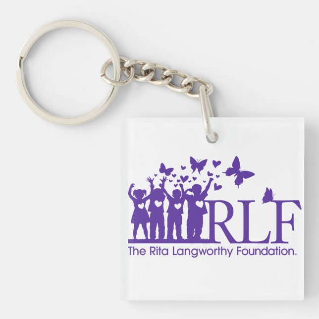 RLF Logo Square (double-sided) Keychain (Front)
