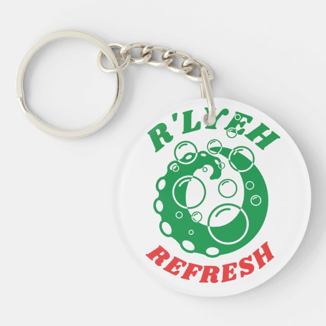 R'lyeh Laundry Detergent Innsmouth Lovecraft Key Ring (Front)