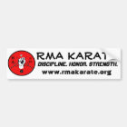 RMA Karate Bumper Sticker