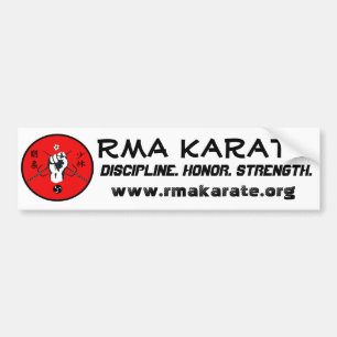 RMA Karate Bumper Sticker