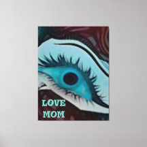 rmdesignflo55 elegant  green eye love mum design