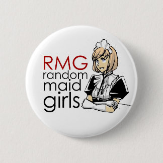 RMG Random Maid Girls 6 Cm Round Badge