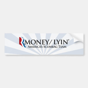 RMONEY LYIN.png Bumper Sticker