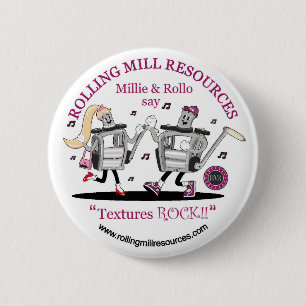 RMR Textures Rock Pin - 2.25" Diameter