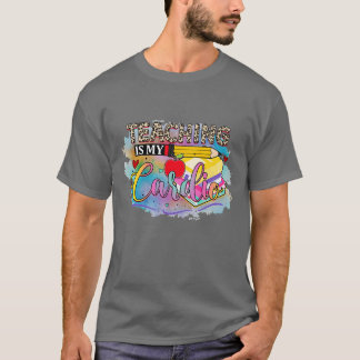Rms004716 teaching is my cardio T-Shirt