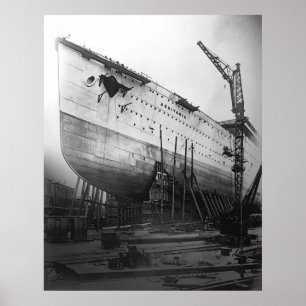 RMS Aquitania Poster