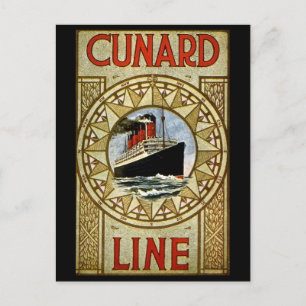 RMS Berengaria Cunard Line Vintage Luxury Liner Postcard