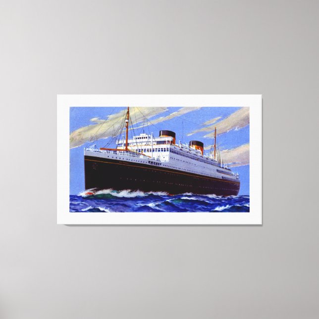 RMS Britannic ~ L Canvas Print (Front)