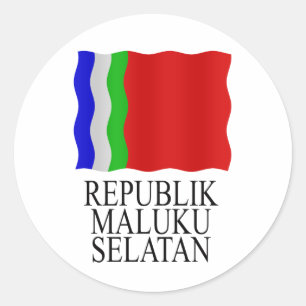 RMS flag Classic Round Sticker