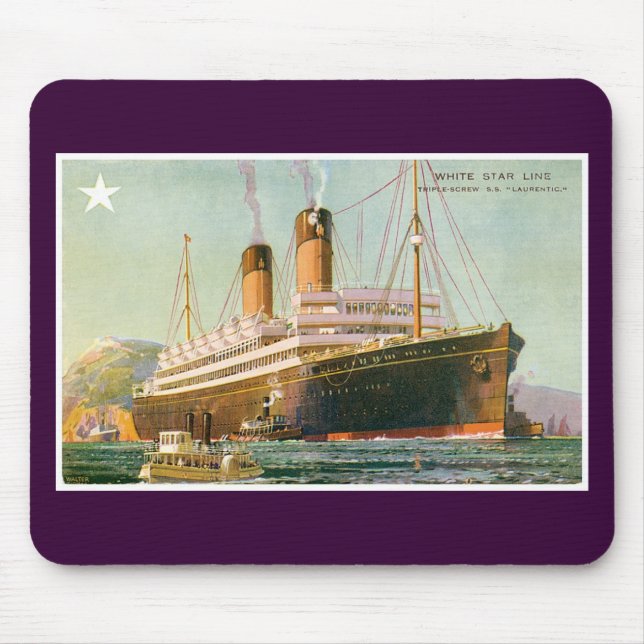 RMS Laurentic Mouse Mat (Front)
