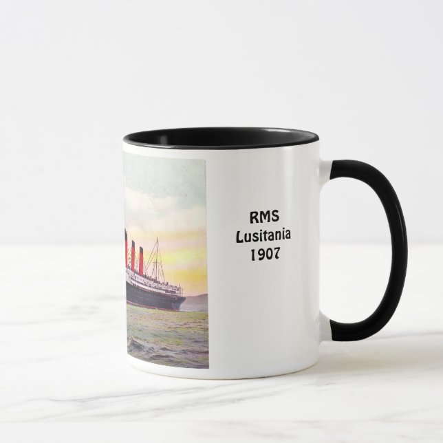 RMS Lusitania 1907 Mug (Right)