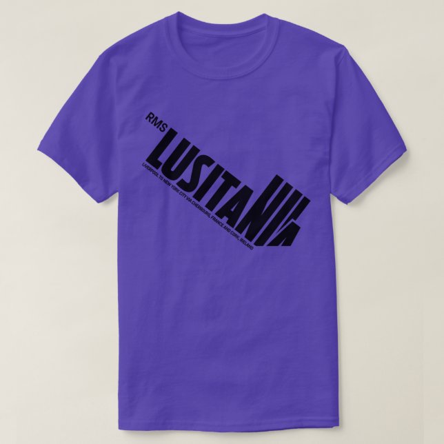 RMS Lusitania 2 T-Shirt (Design Front)