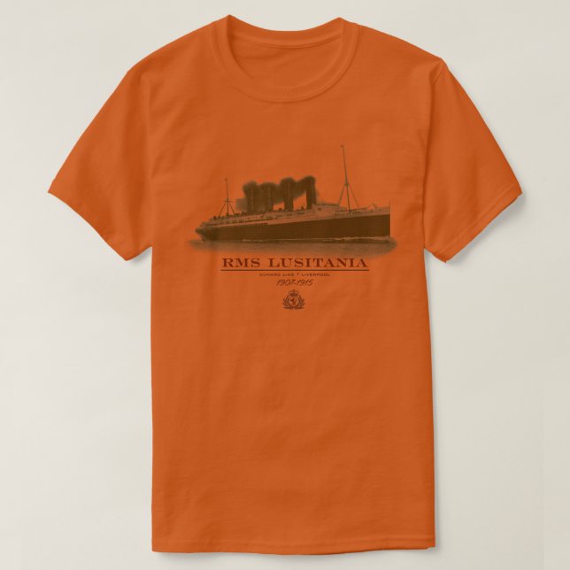 RMS Lusitania T-Shirt (Design Front)