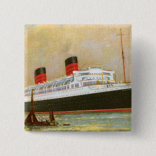 RMS Mauretainia 15 Cm Square Badge