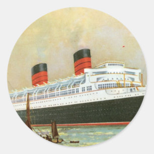 RMS Mauretainia Classic Round Sticker