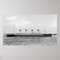 RMS Olympic:  Broadside View