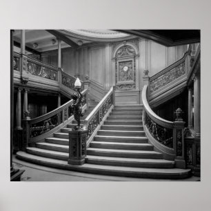 RMS Olympic Grand Staircase - Custom Poster
