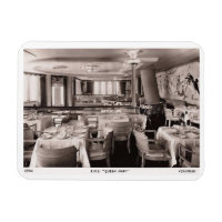 RMS Passenger Ship, Queen Mary, Grill Vintage