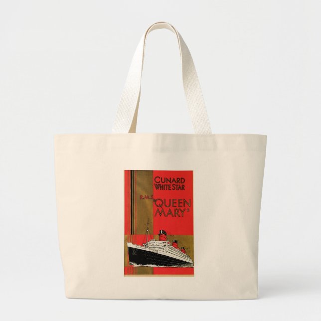 RMS Queen Mary Large Tote Bag (Front)