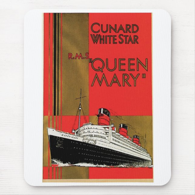 RMS Queen Mary Mouse Mat (Front)