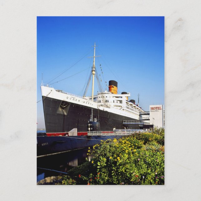 RMS Queen Mary Postcard (Front)