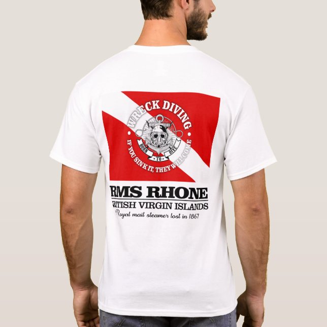 RMS Rhone (best wrecks) T-Shirt (Back)