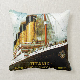 RMS Titanic 100th Anniversary Canvas Cushion