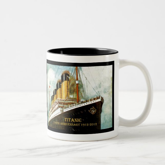 RMS Titanic 100th Anniversary Two-Tone Coffee Mug (Right)