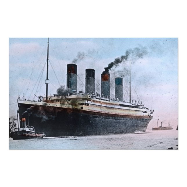 RMS Titanic Belfast Ireland Vintage Photo Print (Front)