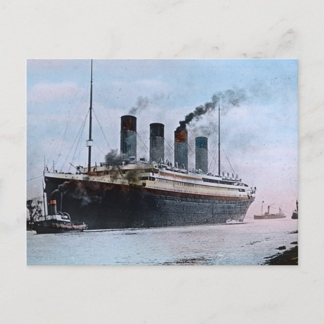 RMS Titanic Belfast Ireland Vintage Postcard (Front)