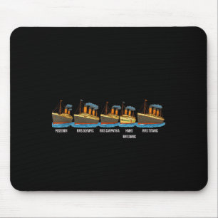 Rms Titanic Britannic Poseidon Carpathia Famous Sh Mouse Mat