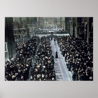 RMS Titanic Funeral and Memorial Service 1912 Poster