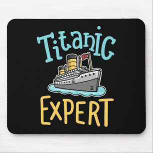 Rms Titanic Funny Expert Retro Cruise Ship Men Boy Mouse Mat