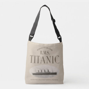RMS Titanic Ghost Ship Sepia Crossbody Bag