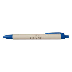 RMS Titanic Ghost Ship Sepia Pen (blue ink)