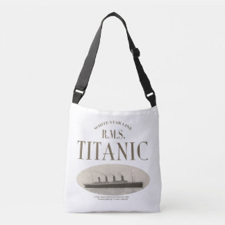 RMS Titanic Ghost Ship Sepia/White Crossbody Bag