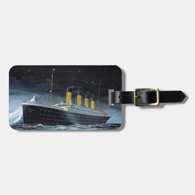 RMS Titanic Luggage Tag (Front Horizontal)