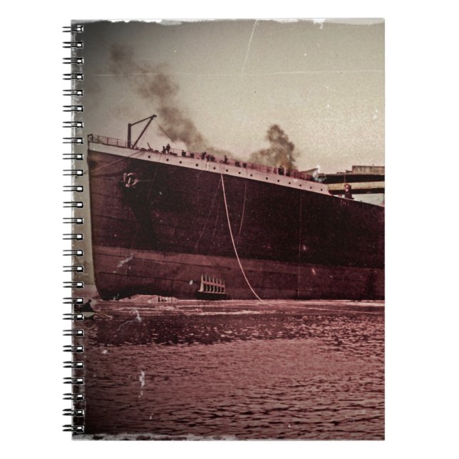 RMS Titanic Maiden Voyage Notebook (Front)