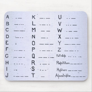 RMS Titanic Morse Code Vintage S.O.S. Mouse Mat