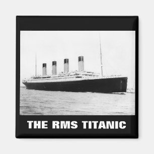 RMS Titanic Passenger Liner     Magnet