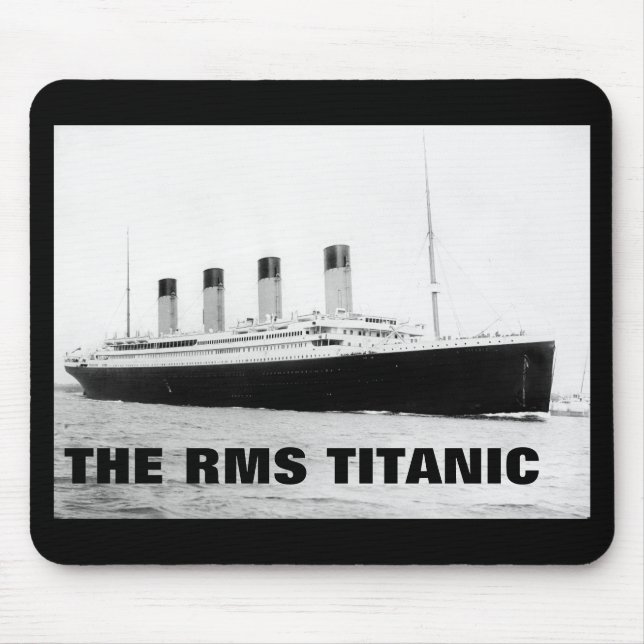RMS Titanic Passenger Liner Mouse Mat (Front)