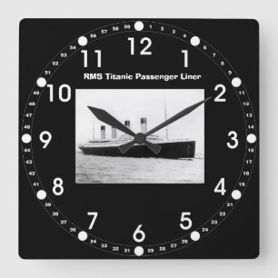 RMS Titanic Passenger Liner Wall Clock