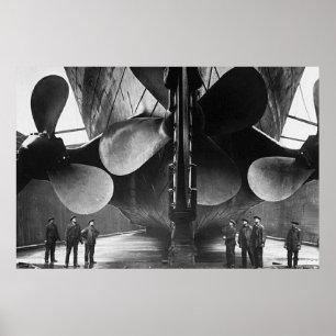 RMS TITANIC Propellers Poster