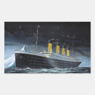 RMS Titanic Rectangular Sticker