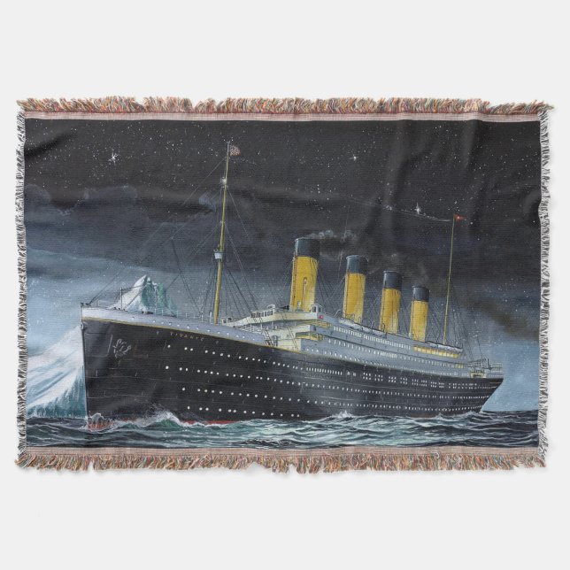 RMS Titanic Throw Blanket (Front)