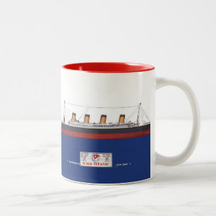 RMS Titanic Two-Tone Coffee Mug