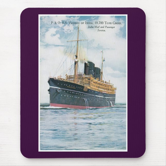 RMS Viceroy of India Mouse Mat (Front)