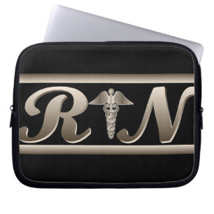 RN Caduceus Laptop Sleeve