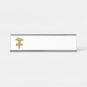 RN DESK NAME PLATE