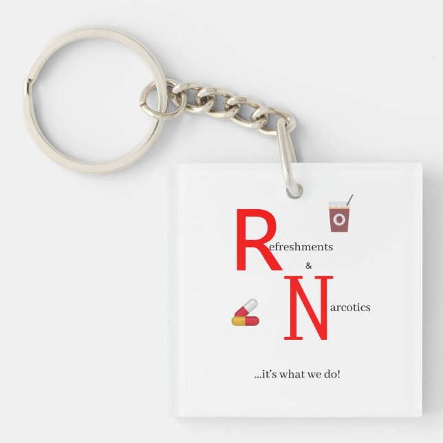 RN Funny Keychain (Front)